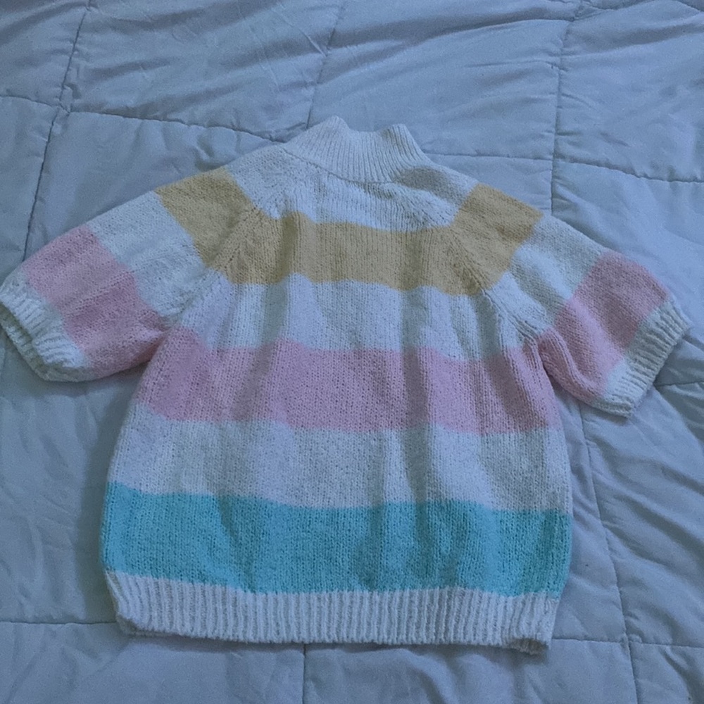 Here’s a HUG sweater knit top - Picture 2 of 3